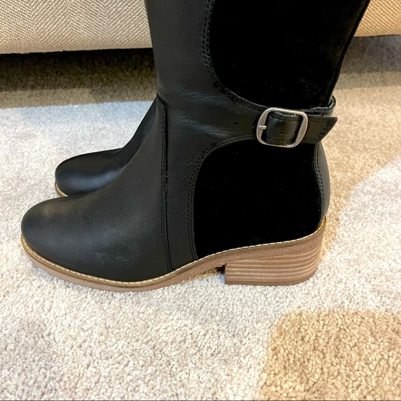 NWT Lucky Brand Timinii Leather Knee High Round Toe Riding Boots - Picture 10 of 16